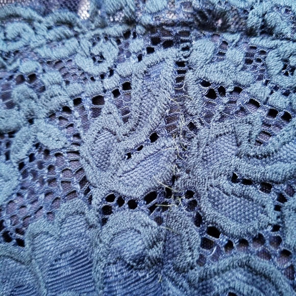 ASOS lace & dobby skater dress emerald lace mini 2 - Picture 12 of 12